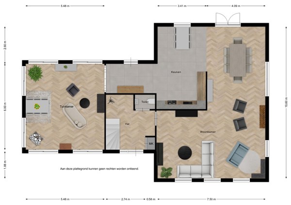 Floorplan - Watervlietseweg 38, 4515 SB IJzendijke